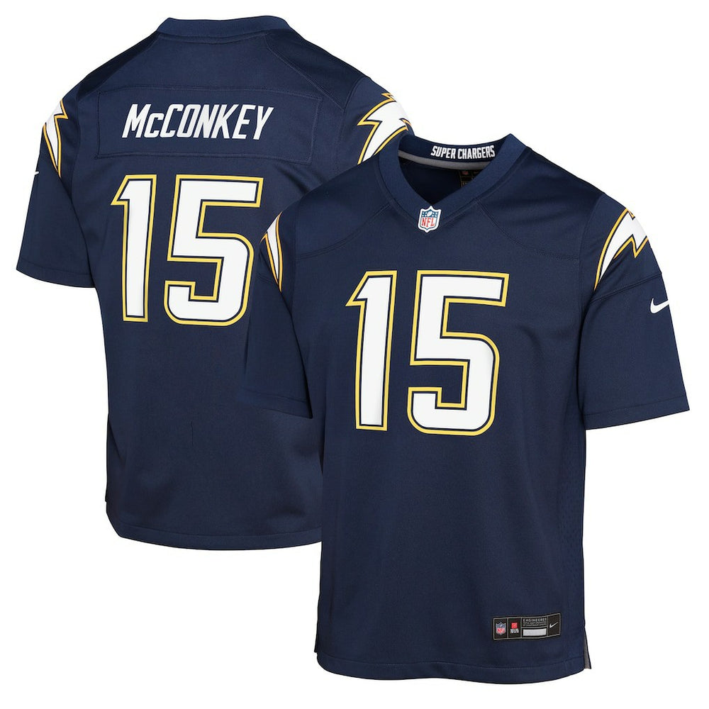 Los Angeles Chargers Ladd McConkey  Youth Alternate Super Chargers Game Player Jersey | NFL Hot