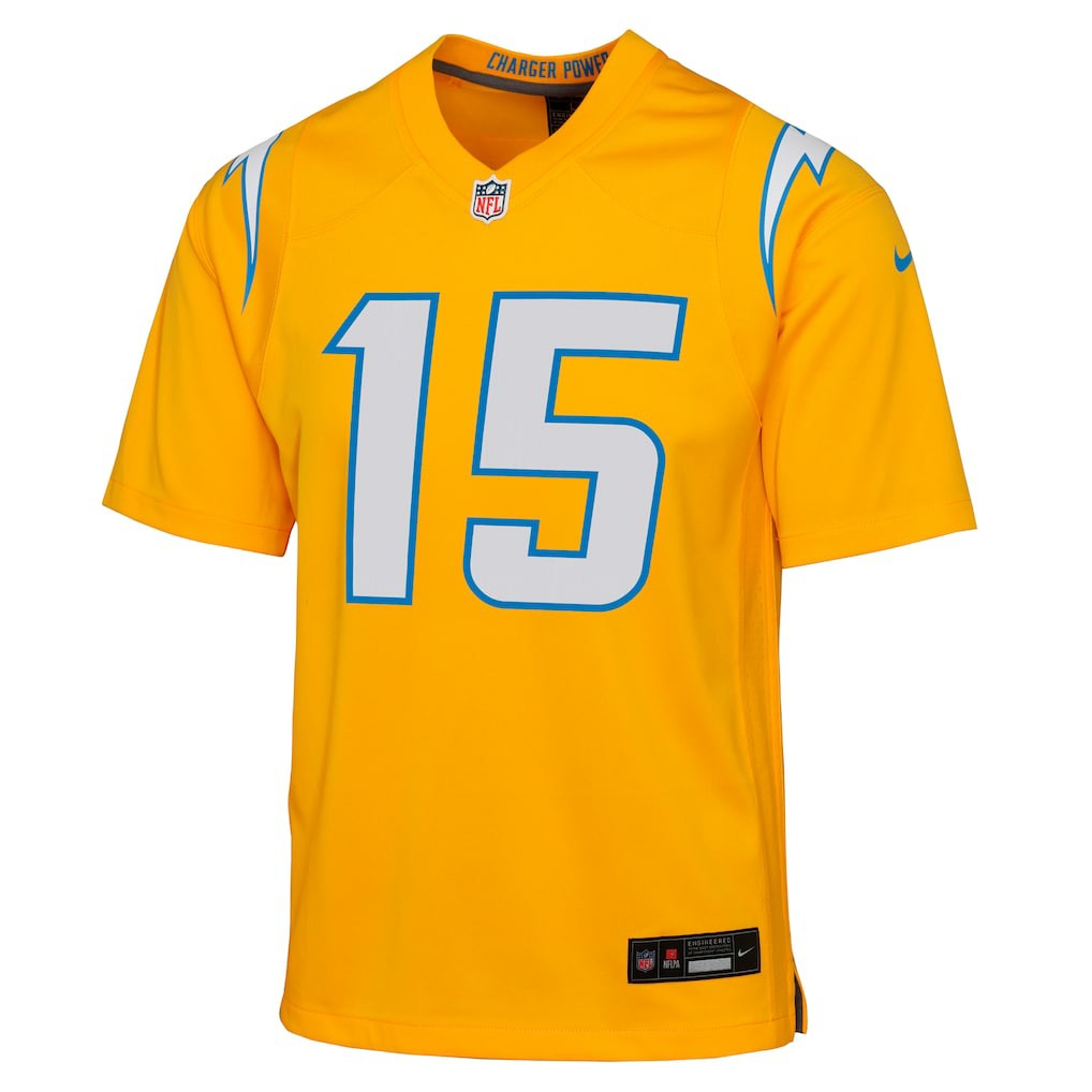 Los Angeles Chargers Ladd McConkey  Youth Alternate Charger Power Game Player Jersey | NFL Outlet