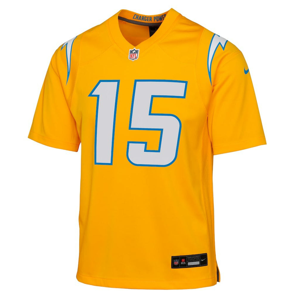Los Angeles Chargers Ladd McConkey  Youth Alternate Charger Power Game Player Jersey | NFL Outlet