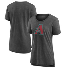 Arizona Diamondbacks Women's Weathered Official Logo Tri-Blend T-Shirt - MLB T-shirts