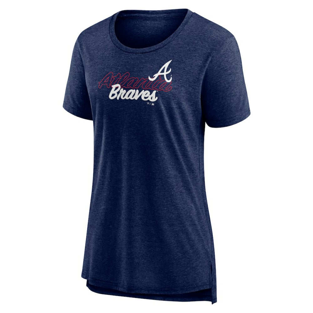 Atlanta Braves Women's Practice Time Tri-Blend T-Shirt - MLB T-shirts