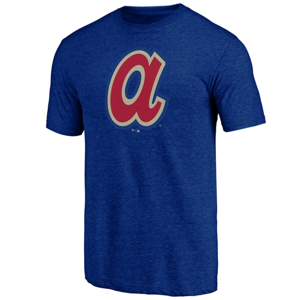 Atlanta Braves Cooperstown Official Logo Tri-Blend T-Shirt - MLB T-shirts