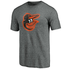 Baltimore Orioles Weathered Official Logo Tri-Blend T-Shirt - MLB T-shirts