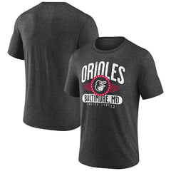 Baltimore Orioles Badge of Honor Tri-Blend T-Shirt - MLB T-shirts