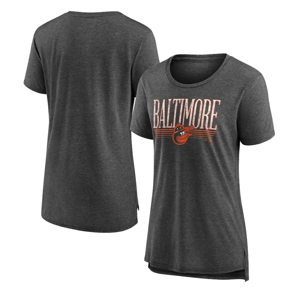 Baltimore Orioles Women's Toppler Tri-Blend T-Shirt - MLB T-shirts