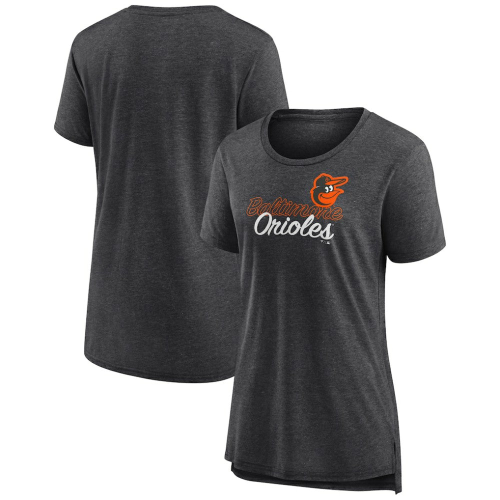 Baltimore Orioles Women's Practice Time Tri-Blend T-Shirt - MLB T-shirts