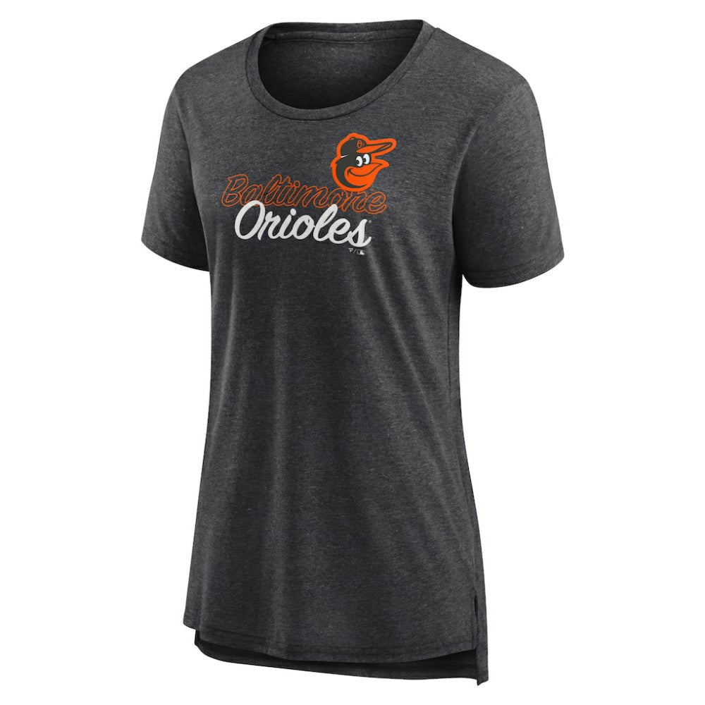 Baltimore Orioles Women's Practice Time Tri-Blend T-Shirt - MLB T-shirts