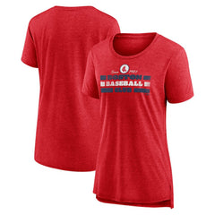 Boston Red Sox Women's Power Swing Tri-Blend T-Shirt - MLB T-shirts