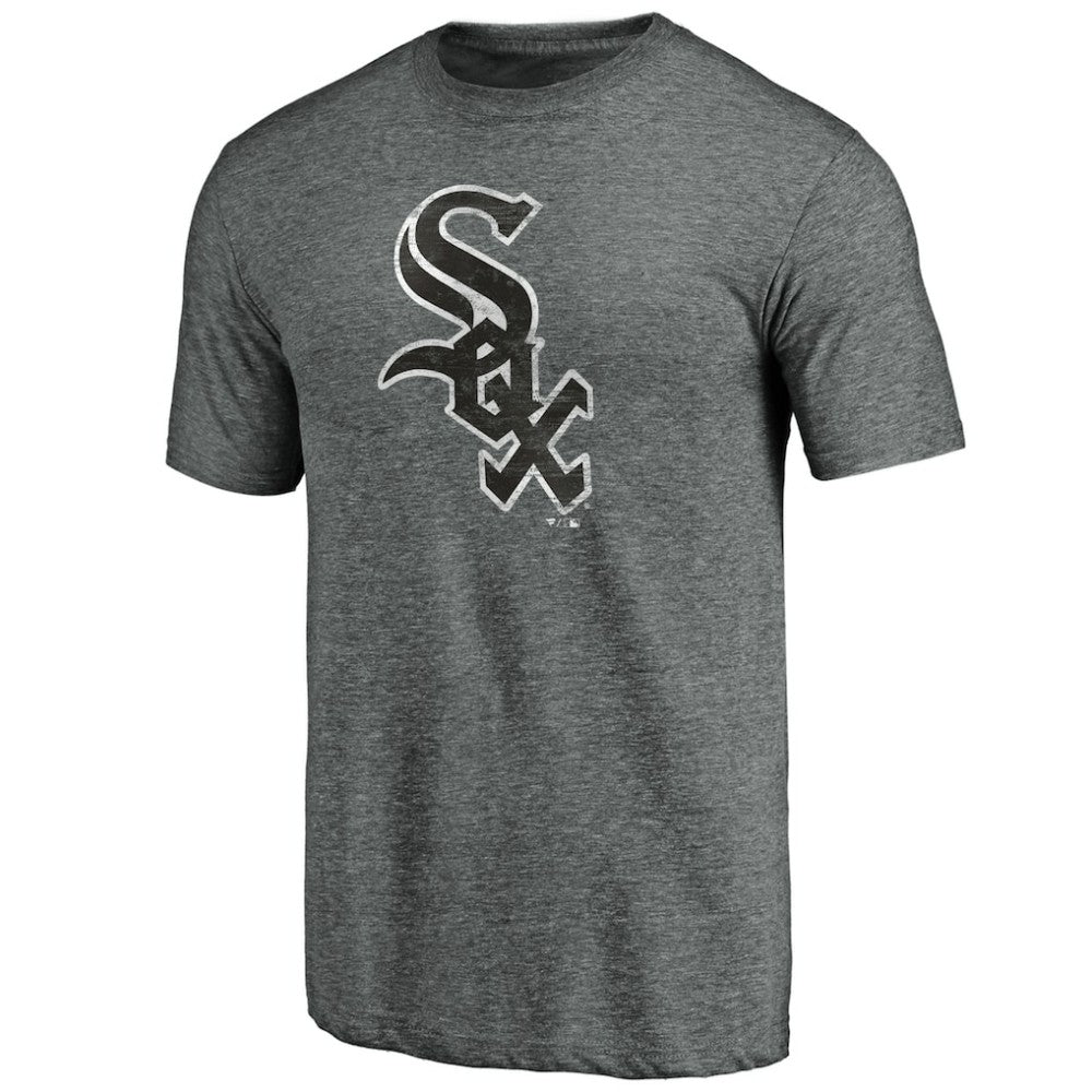 Chicago White Sox Weathered Official Logo Tri-Blend T-Shirt - MLB T-shirts
