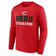 Cincinnati Reds Let's Go Long Sleeve T-Shirt - MLB T-shirts