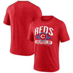 Cincinnati Reds Badge of Honor Tri-Blend T-Shirt - MLB T-shirts