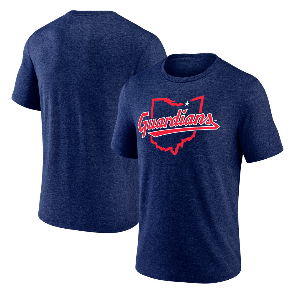 Cleveland Guardians State Guard Tri-Blend T-Shirt - MLB T-shirts