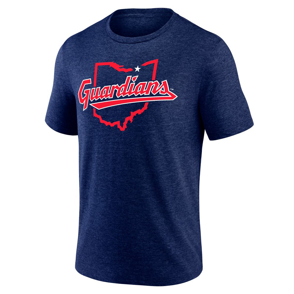 Cleveland Guardians State Guard Tri-Blend T-Shirt - MLB T-shirts