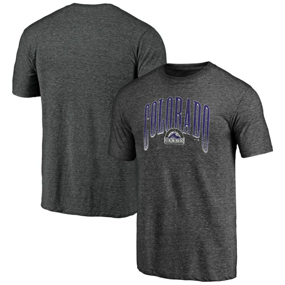 Colorado Rockies Line Corps Tri-Blend T-Shirt - MLB T-shirts