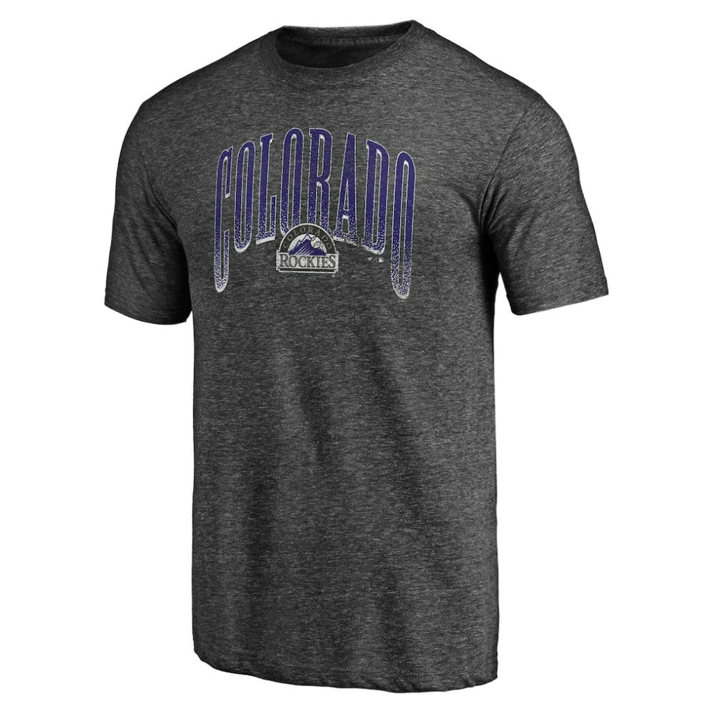 Colorado Rockies Line Corps Tri-Blend T-Shirt - MLB T-shirts