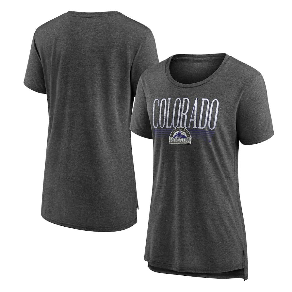 Colorado Rockies Women's Toppler Tri-Blend T-Shirt - MLB T-shirts