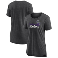 Colorado Rockies Women's Practice Time Tri-Blend T-Shirt - MLB T-shirts