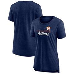 Houston Astros Women's Practice Time Tri-Blend T-Shirt - MLB T-shirts