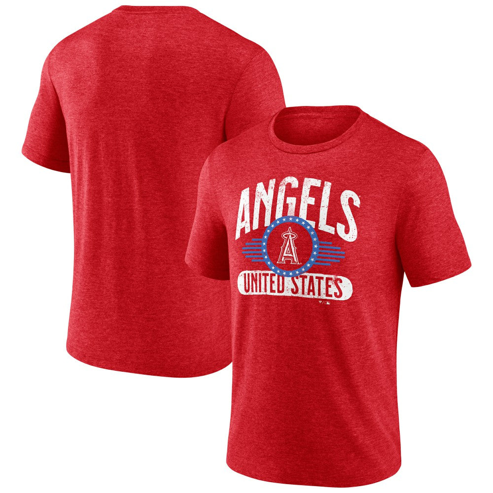 Los Angeles Angels Badge of Honor Tri-Blend T-Shirt - MLB T-shirts