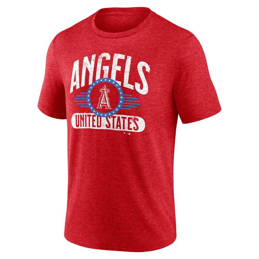 Los Angeles Angels Badge of Honor Tri-Blend T-Shirt - MLB T-shirts