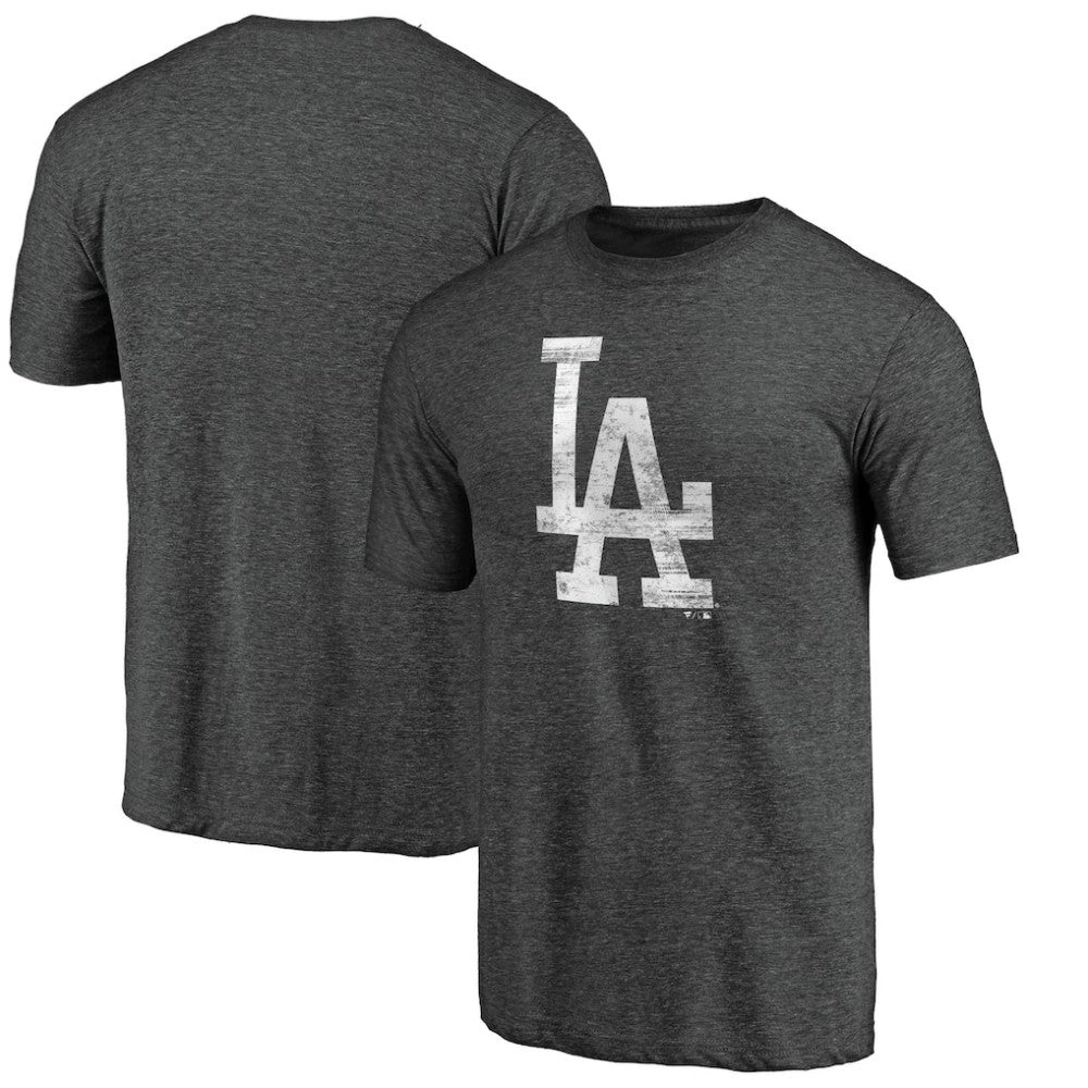 Los Angeles Dodgers Weathered Official Logo Tri-Blend T-Shirt - MLB T-shirts