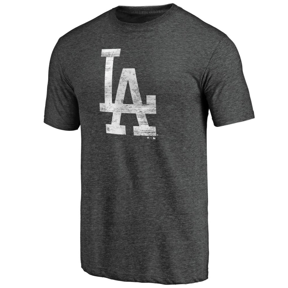 Los Angeles Dodgers Weathered Official Logo Tri-Blend T-Shirt - MLB T-shirts