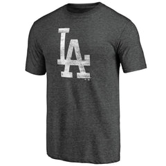 Los Angeles Dodgers Weathered Official Logo Tri-Blend T-Shirt - MLB T-shirts