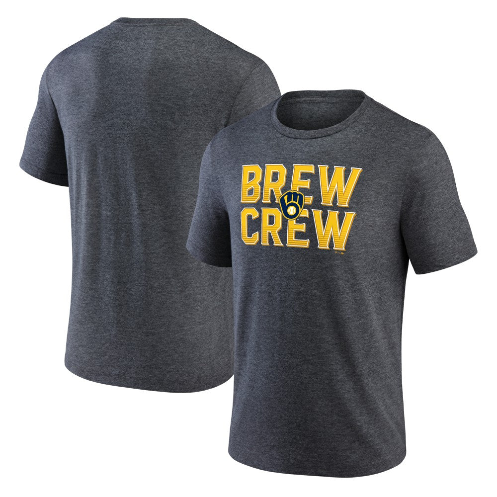 Milwaukee Brewers Brew Crew Fancy Tri-Blend T-Shirt - MLB T-shirts