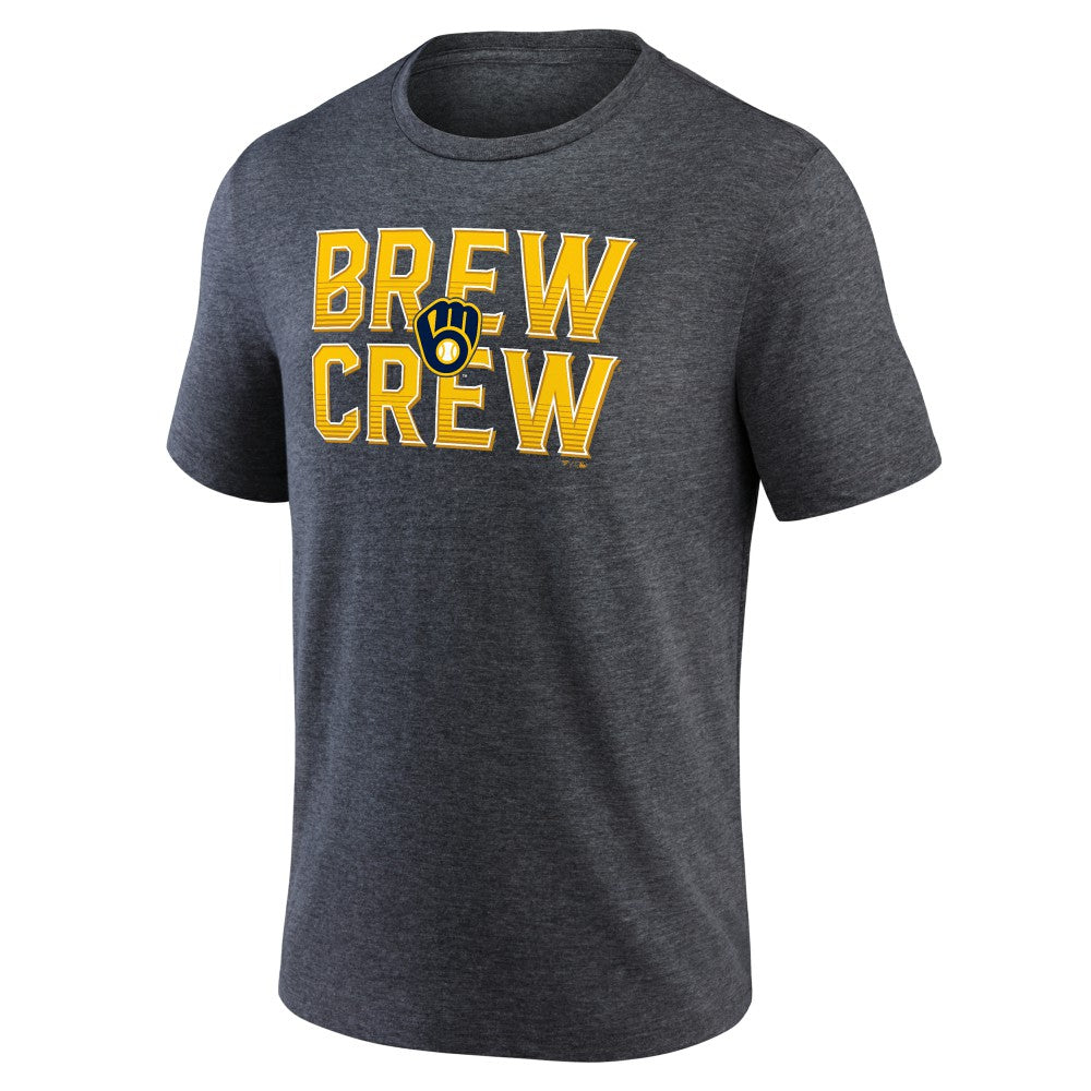 Milwaukee Brewers Brew Crew Fancy Tri-Blend T-Shirt - MLB T-shirts
