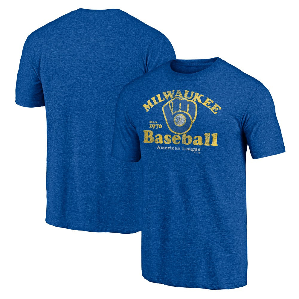 Milwaukee Brewers Our Game Tri-Blend T-Shirt - MLB T-shirts