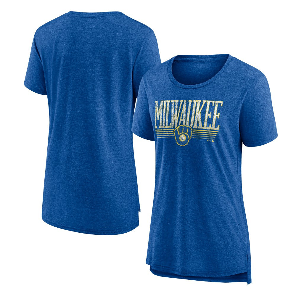 Milwaukee Brewers Women's Toppler Tri-Blend T-Shirt - MLB T-shirts