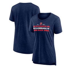 Minnesota Twins Women's Power Swing Tri-Blend T-Shirt - MLB T-shirts