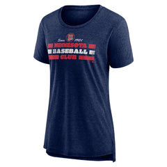 Minnesota Twins Women's Power Swing Tri-Blend T-Shirt - MLB T-shirts