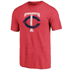 Minnesota Twins Weathered Official Logo Tri-Blend T-Shirt - MLB T-shirts