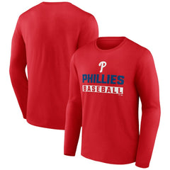 Philadelphia Phillies Let's Go Long Sleeve T-Shirt - MLB T-shirts