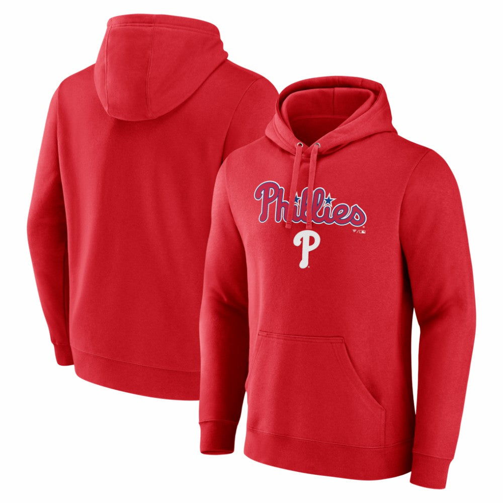 Philadelphia Phillies Team Lockup Pullover Hoodie - MLB Hoodies