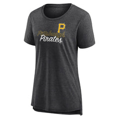 Pittsburgh Pirates Women's Practice Time Tri-Blend T-Shirt - MLB T-shirts