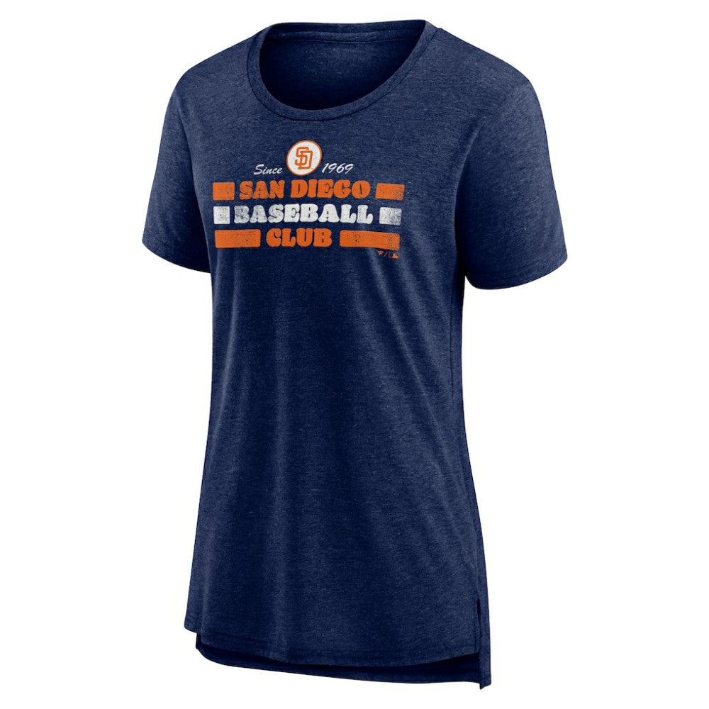 San Diego Padres Women's Power Swing Tri-Blend T-Shirt - MLB T-shirts