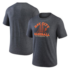 San Francisco Giants Bay City Baseball Tri-Blend T-Shirt - MLB T-shirts