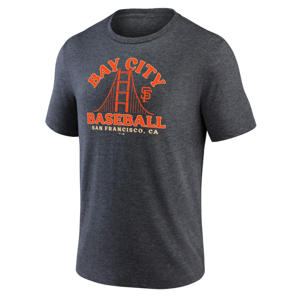 San Francisco Giants Bay City Baseball Tri-Blend T-Shirt - MLB T-shirts
