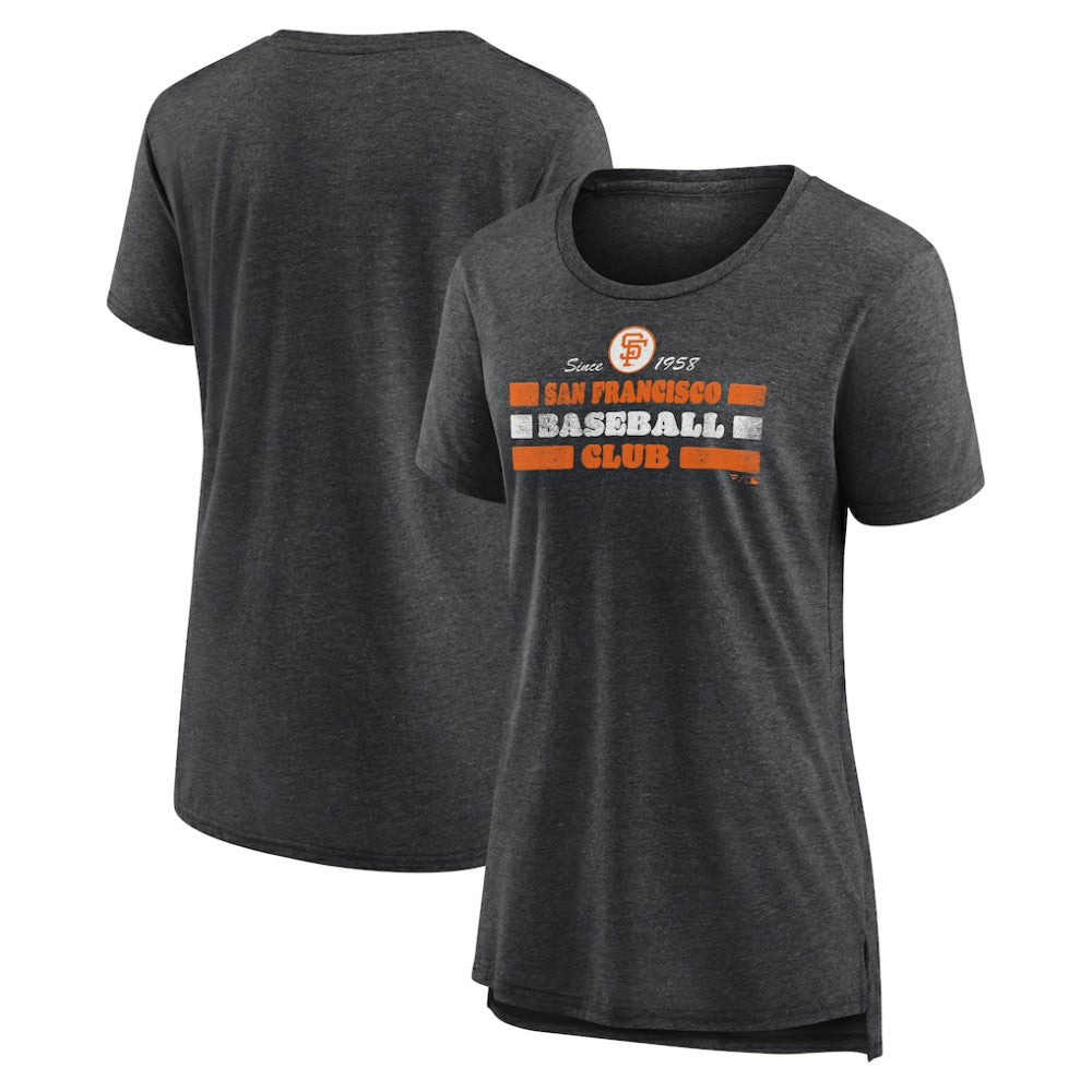 San Francisco Giants Women's Power Swing Tri-Blend T-Shirt - MLB T-shirts