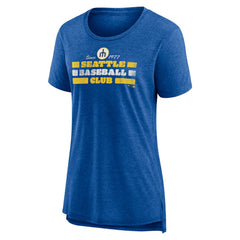 Seattle Mariners Women's Power Swing Tri-Blend T-Shirt - MLB T-shirts