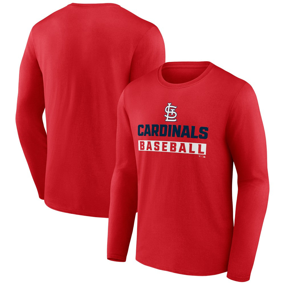 St. Louis Cardinals Let's Go Long Sleeve T-Shirt - MLB T-shirts