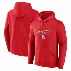 St. Louis Cardinals Team Lockup Pullover Hoodie - MLB Hoodies