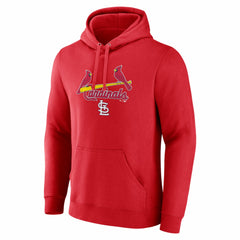 St. Louis Cardinals Team Lockup Pullover Hoodie - MLB Hoodies