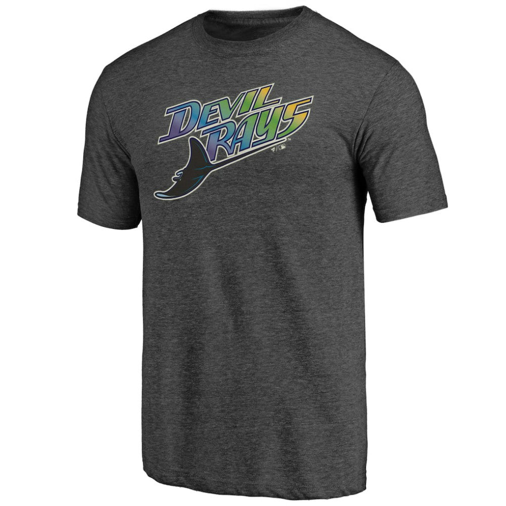 Tampa Bay Rays Cooperstown Official Logo Tri-Blend T-Shirt - MLB T-shirts