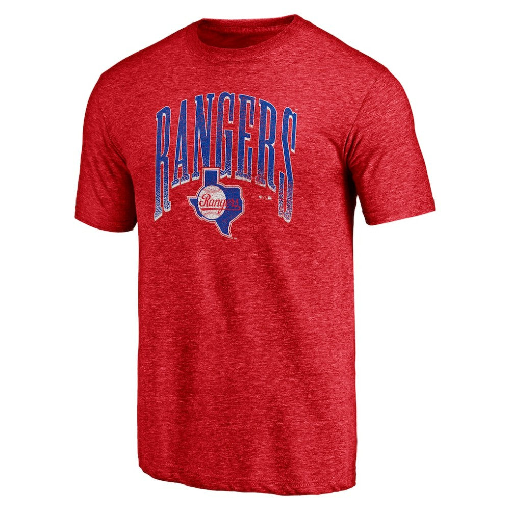 Texas Rangers Line Corps Tri-Blend T-Shirt - MLB T-shirts