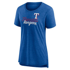 Texas Rangers Women's Practice Time Tri-Blend T-Shirt - MLB T-shirts