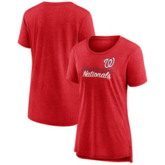 Washington Nationals Women's Practice Time Tri-Blend T-Shirt - MLB T-shirts