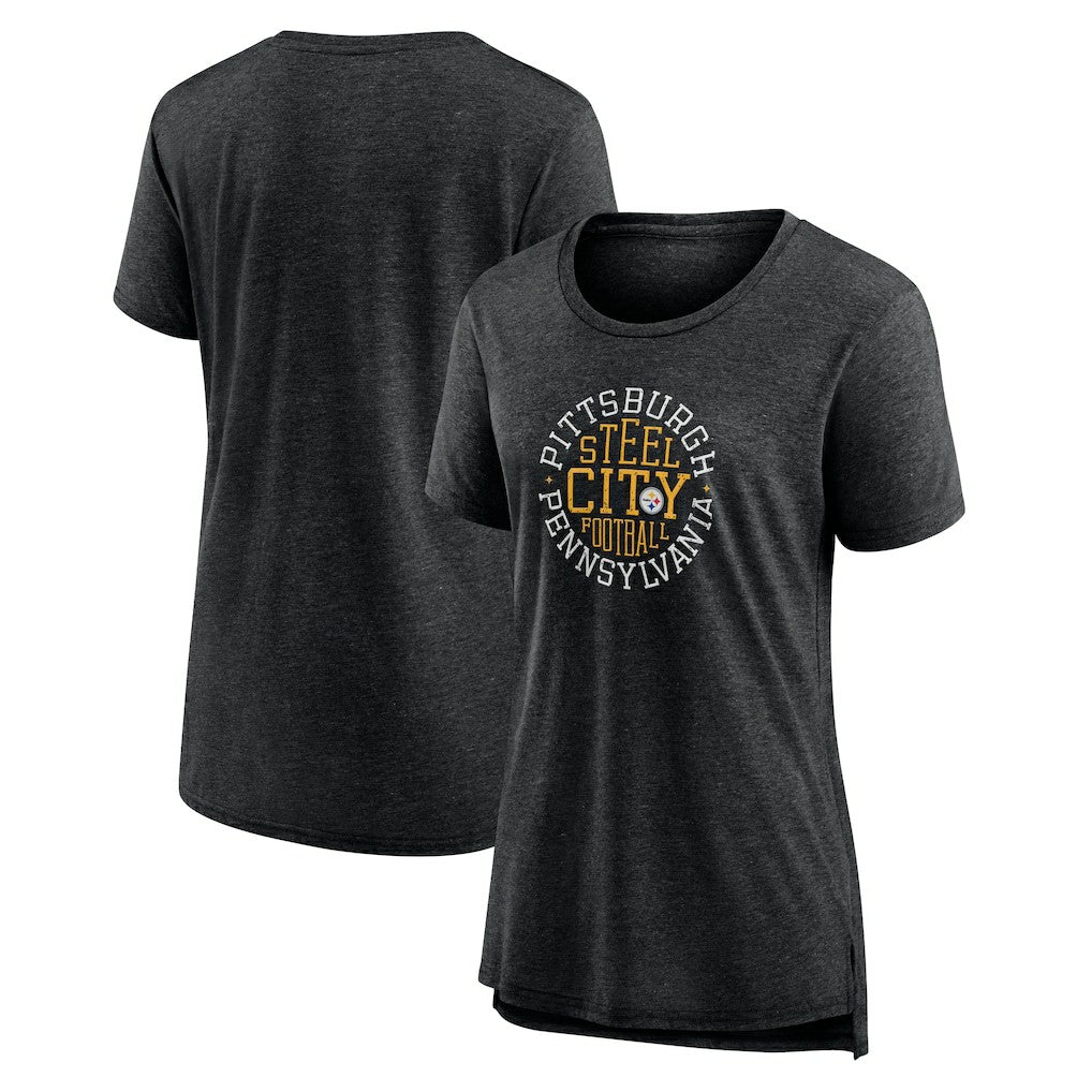 Pittsburgh Steelers Women's Steel City Tri-Blend T-Shirt | NFL Online